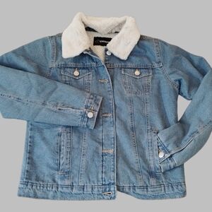 NEW Sherpa Lined Denim Jacket